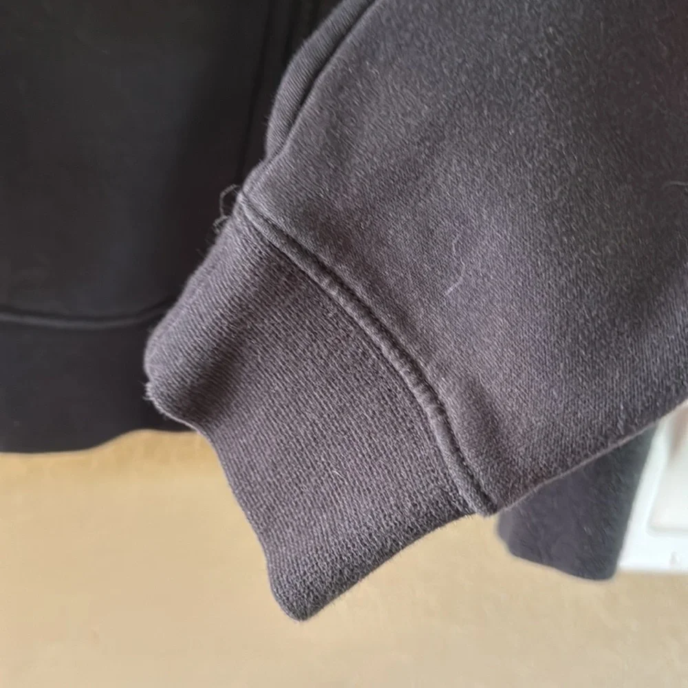 Nike Boys Black Full Zip Sweatshirt With Hood Size Medium